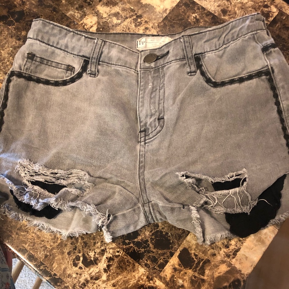 Free People Jean Shorts
